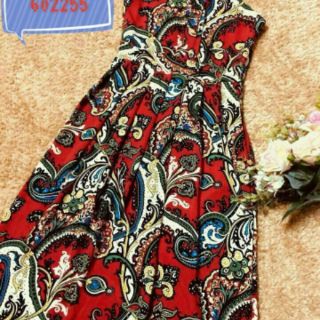 ĐẦM MAXI CỔ YẾM FNS.602