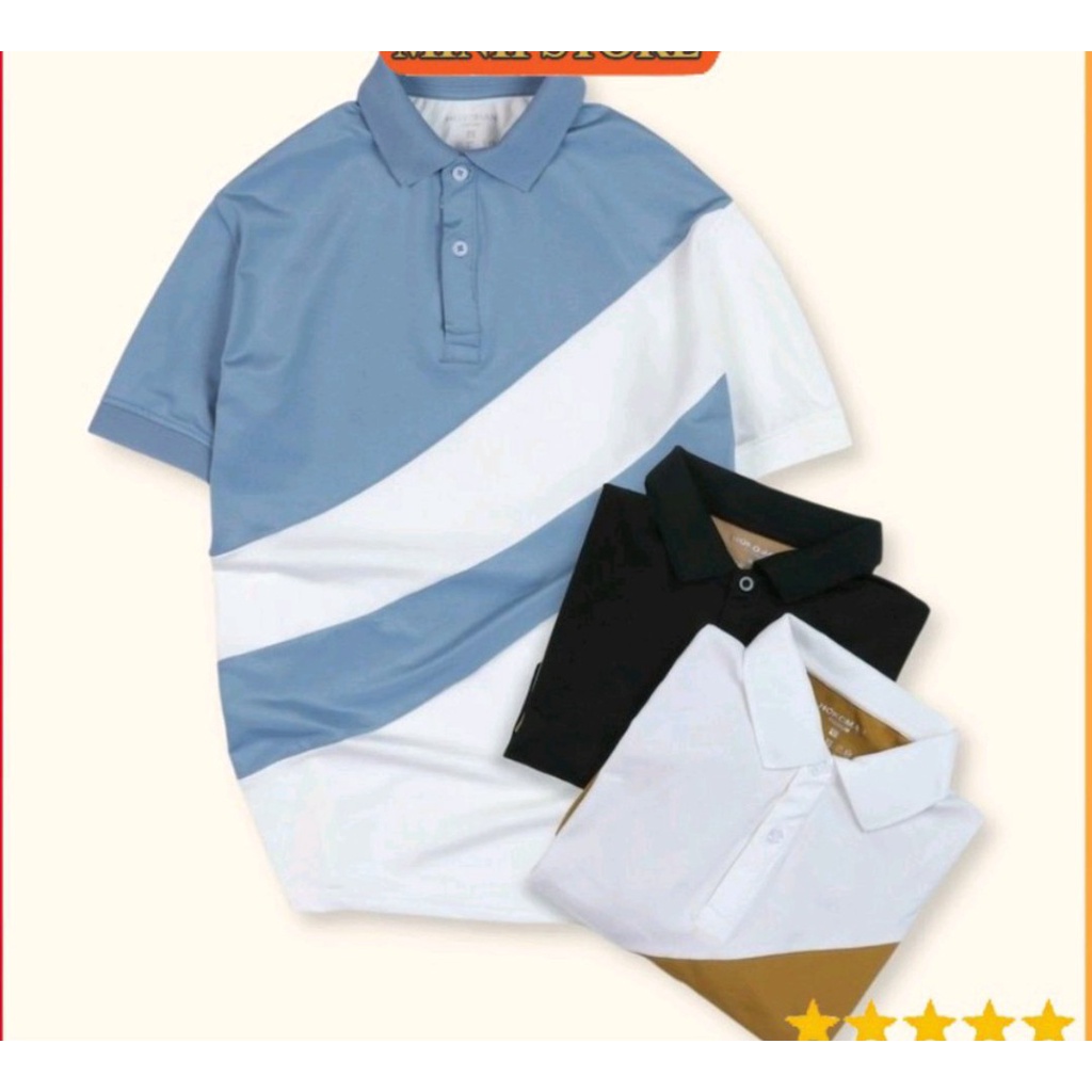 Áo thun nam cổ bẻ phong cách cao cấp,chất cotton co dãn tốt thấm hút mồ hôi Lady-Hn Store88 ms 333