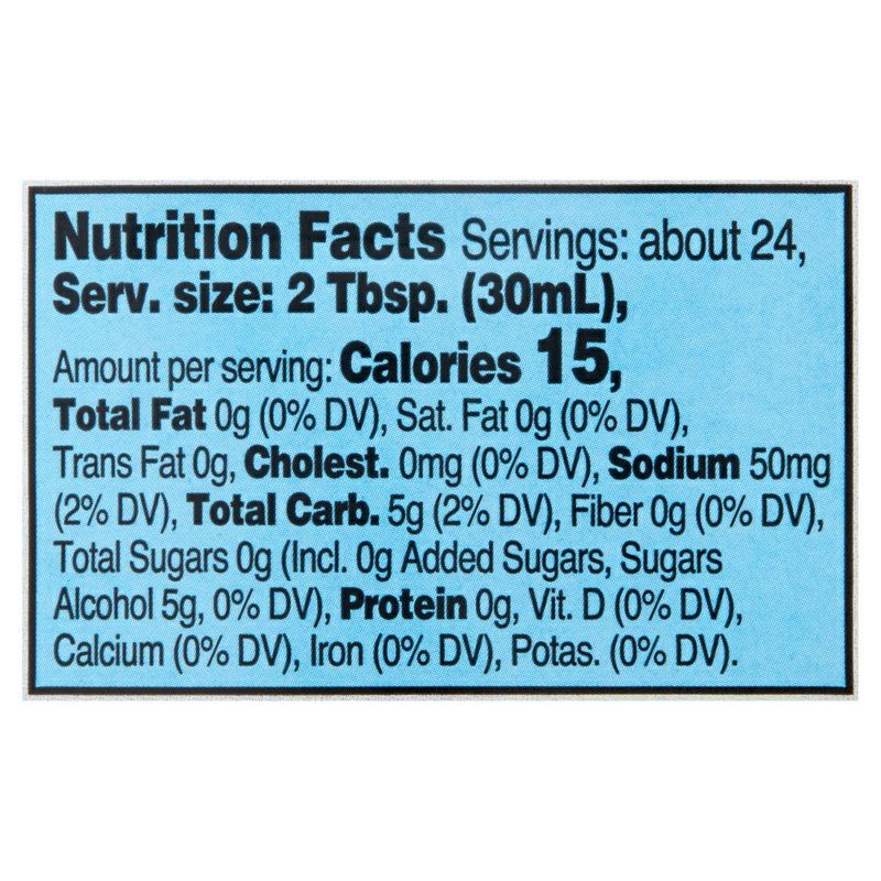 [Siro không đường] ăn kiêng Sugar Free Syrup 710ml GREAT VALUE diet/eatclean/lowcarb/keto