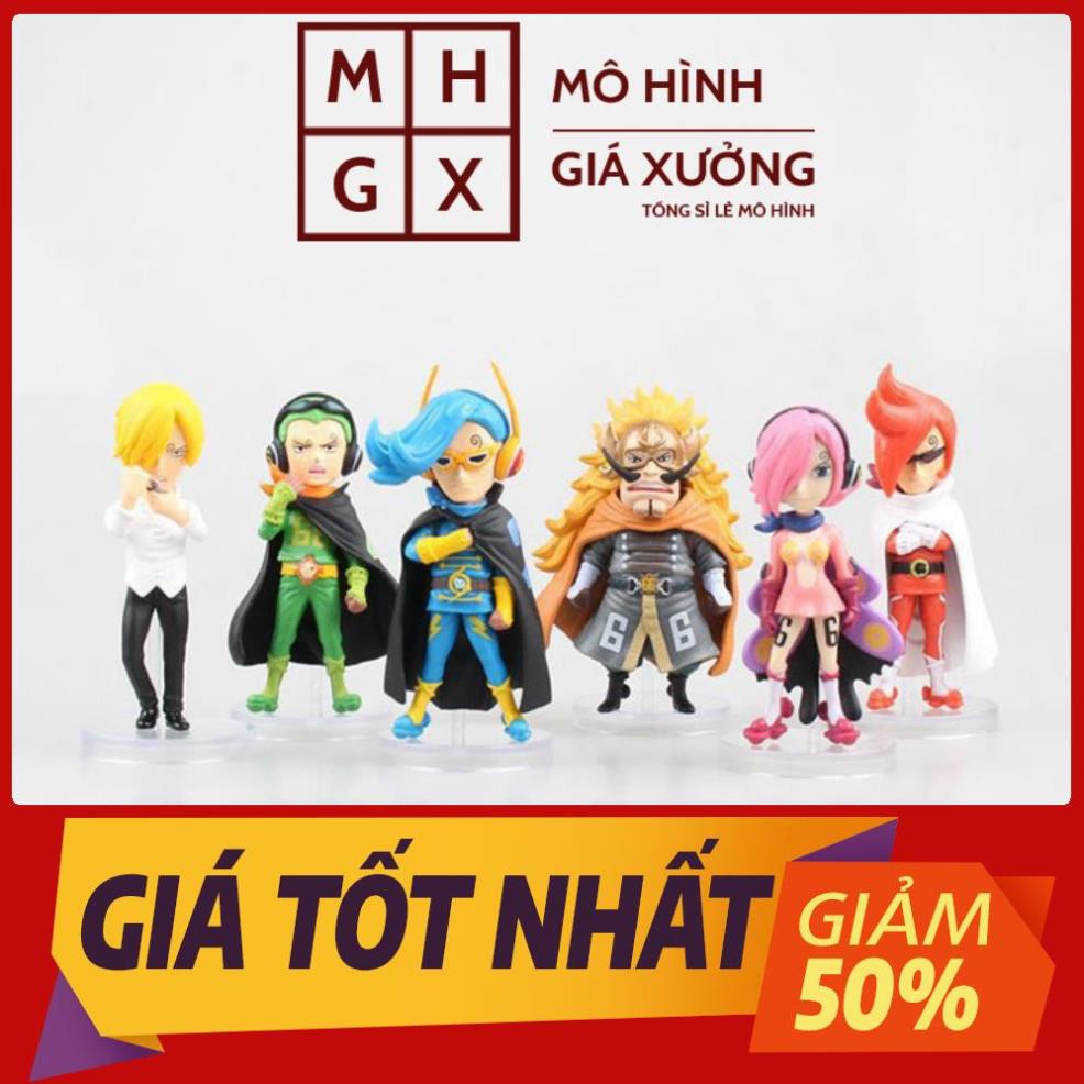 Mô hình Gia đình Vinsmoke Germa 66 Family WCF Full box . Gia Đình Sanji hắc cước - Figure One Piece