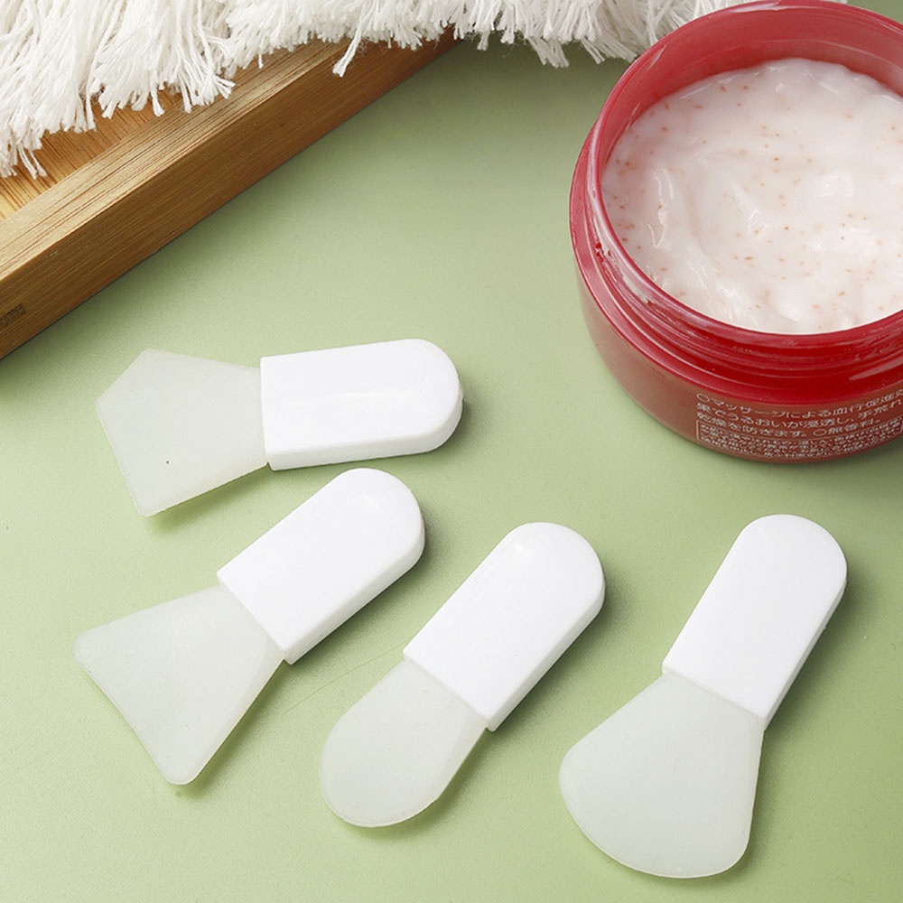 Set 4 Cọ Silicon Mềm Đắp Mặt Nạ Chăm Sóc Da DIY Có Thể Tái Sử Dụng