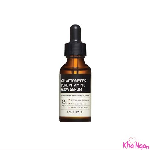 Tinh Chất Dưỡng Trắng, Chống Lão Hóa Nuôi Dưỡng Làn Da Sáng Mịn Từ Bên Trong Some By Mi Galactomyces Pure Vitamin C Glow