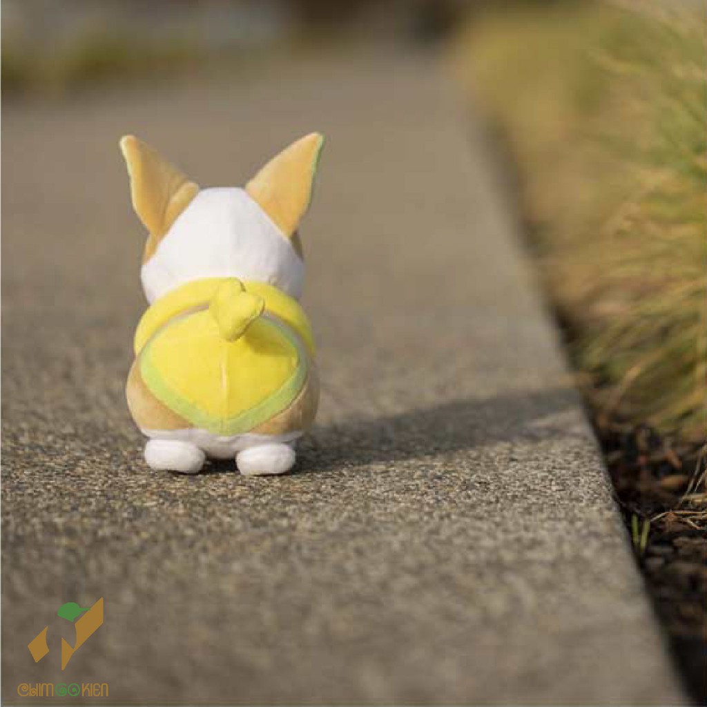 Gấu bông pokemon anime chó corgi Wanpachi(Yamper) 20cm