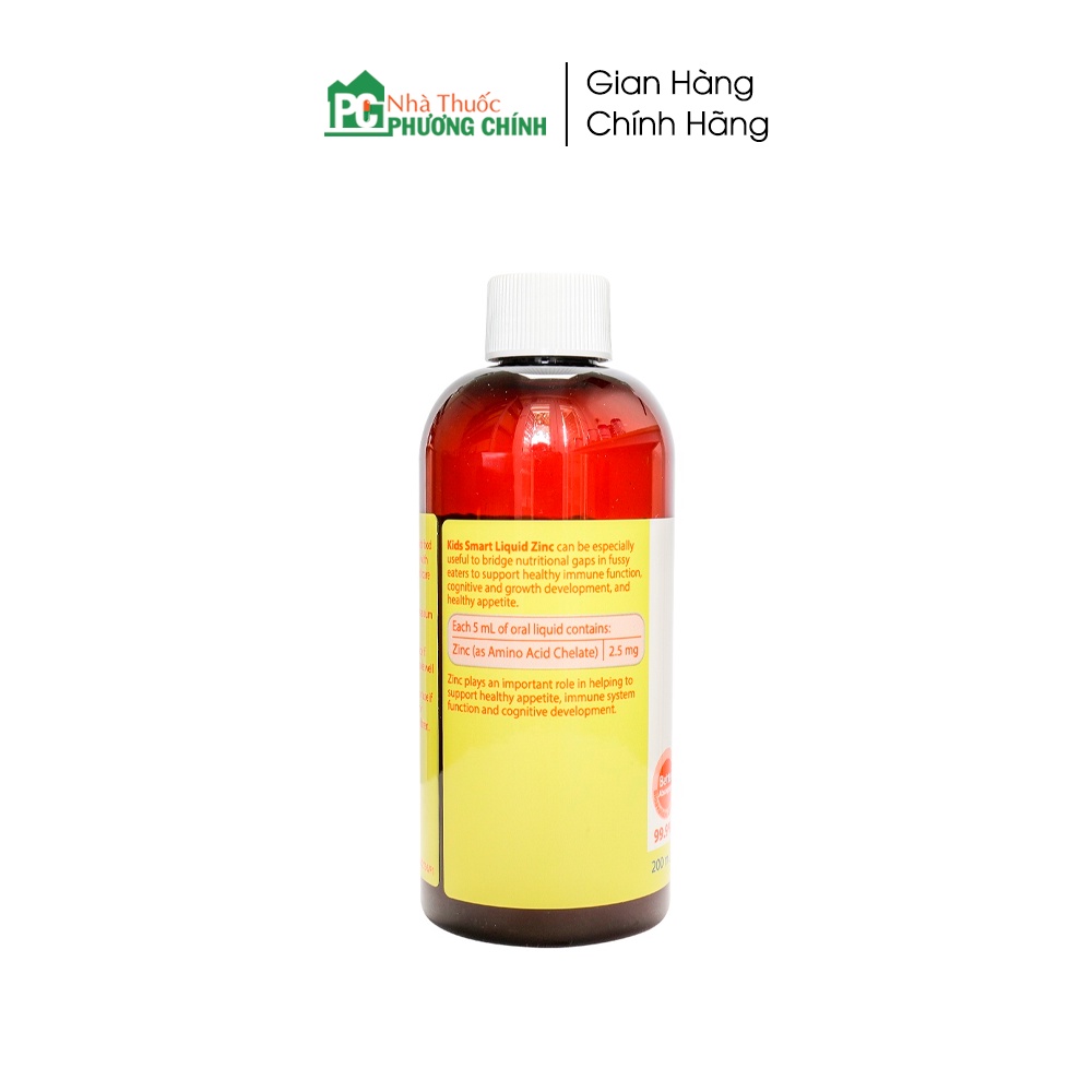 Siro Bổ Sung Kẽm Cho Bé Kids Smart Liquid Zinc Nature's Way Úc - Giúp Tăng Sức Đề Kháng Cho Bé