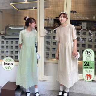 Đầm voan tơ 2 lớp babydoll dáng suông dễ thương Emmei - v163