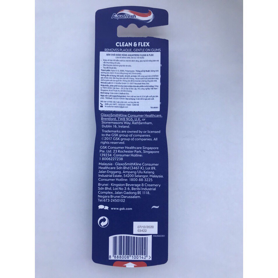 Bàn chải đánh răng Aquafresh