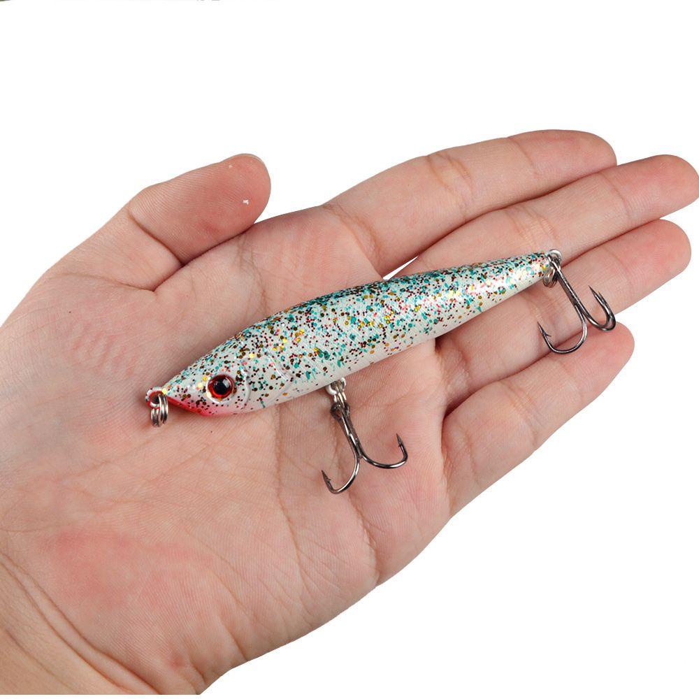 MYRONGVN Mồi Câu Cá Giả Họa Tiết Sọc