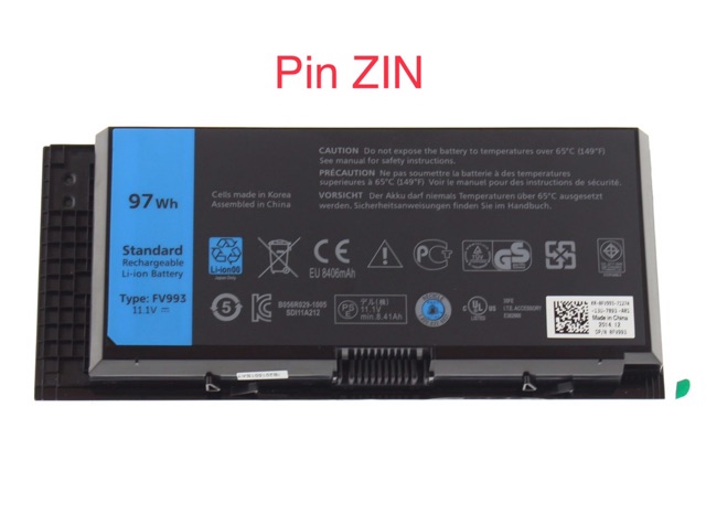 [HCM] Pin Laptop DELL PRECISION M4600 - 9 CELL - Precision M4600 M4700 M4800 M6600 M6700 M6800 [MỚI]