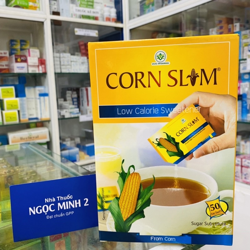 ✅[CHÍNH HÃNG] ĐƯỜNG BẮP ĂN KIÊNG CORN SLIM ( 50 gói ) low calorie sweetener