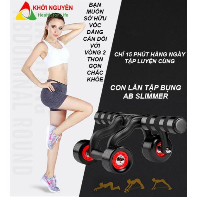 [HOT DEAL]  Con lăn tập bụng AB Slimmer 3 bánh