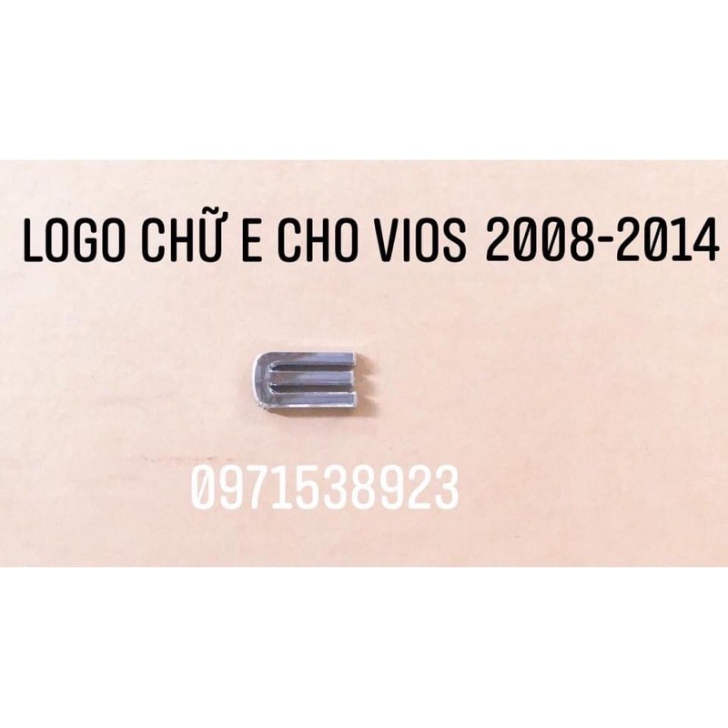Logo chữ nổi dán đuôi xe toyota vios 2008-2018 E và G