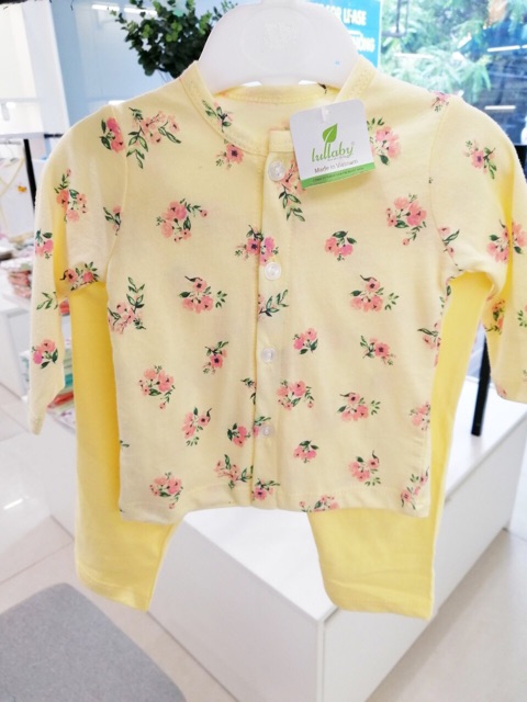 Bộ Cúc Giữa LULLABY Cotton Mỏng Mẫu Mới 2019