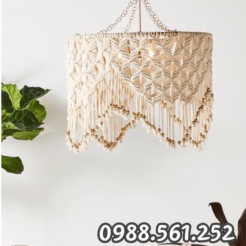 Dây thừng cotton marcame - decor setup - handmade đủ size - trang trí