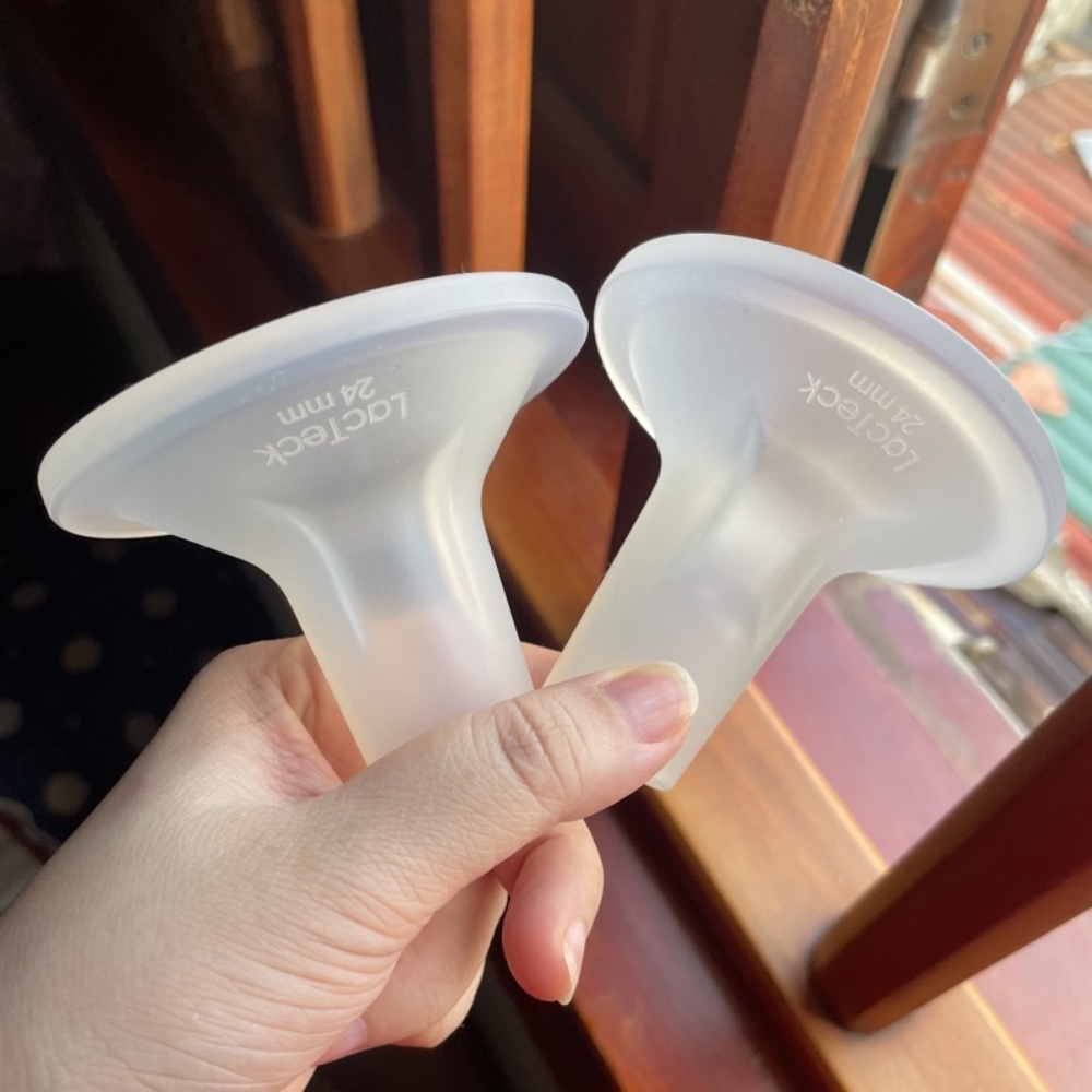 Phễu hút sữa silicon Lacteck, nhập khẩu Hoa Kỳ, hút sữa hiệu quả, đơn vị phân phối chính hãng