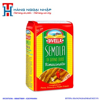 Bột Lúa Mì Cứng Semolina Chuyên Làm Pasta Semola Divella 1Kg