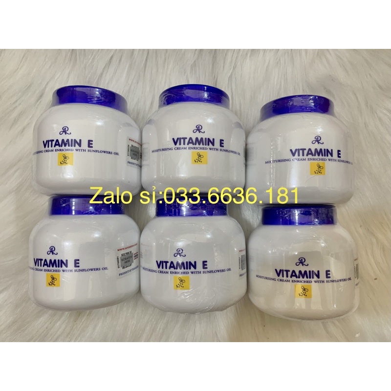 combo 6 hủ kem vitamin E Thái Lan hủ 200g