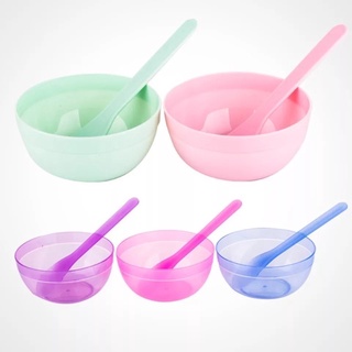 Bộ Bát + Thìa trộn pha màu MINI