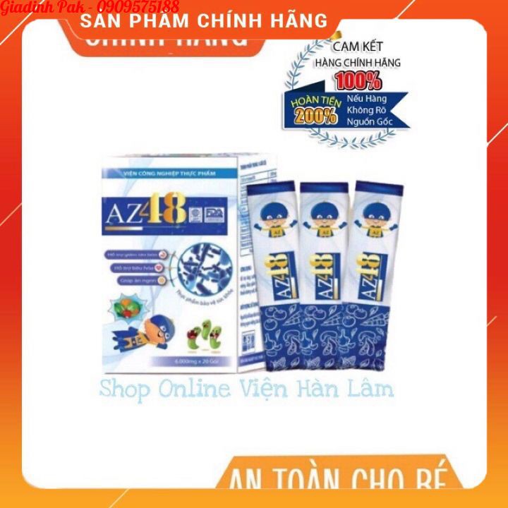 (CHÍNH HÃNG) TRI TÁO BÓN - BIẾNG ĂN- MEN AZ48 ĐẶC TRỊ TÁO BÓN TĂNG SỨC ĐỀ KHÁNG TĂNG HẤP THỤ