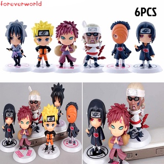 Set 6 mô hình nhân vật phim hoạt hình naruto