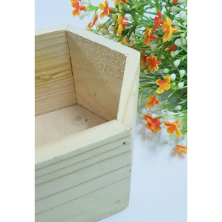 Bộ 2 chậu gỗ cắm hoa