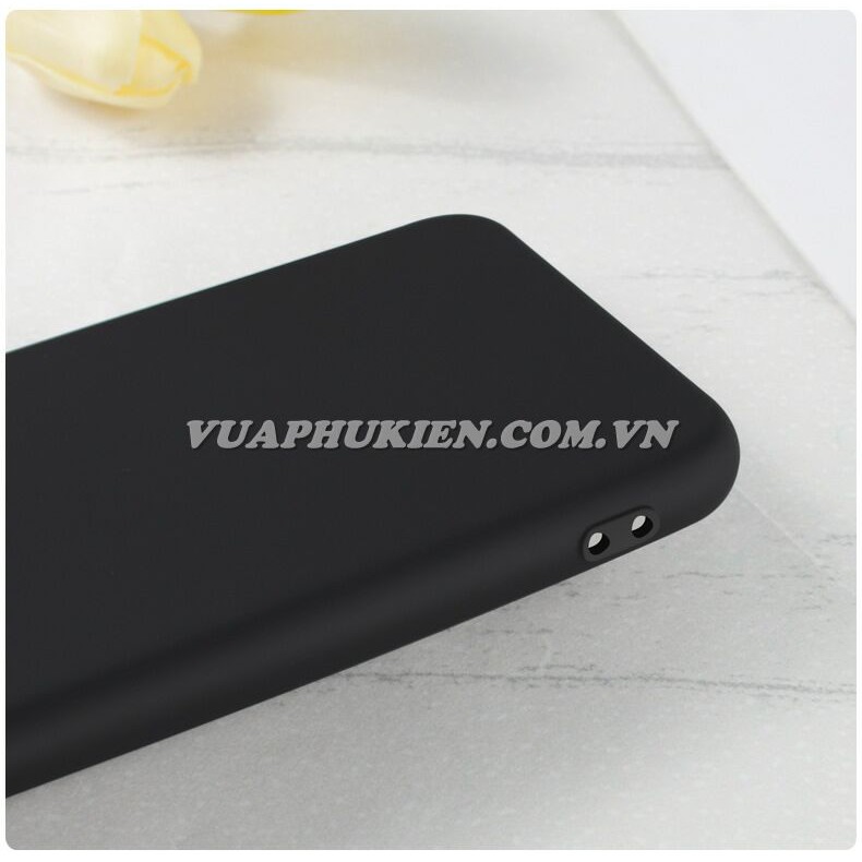 Ốp lưng silicone dẻo màu đen cho Xiaomi Pocophone F1, Mi 6X, Mi A2, Mi A2 Lite,