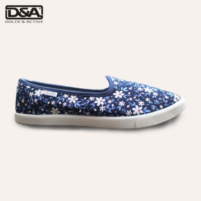 Giày Slip on nữ siêu êm chân chuyên dụng đi bộ chính hãng D&A Việt Nam chuẩn xuất khẩu