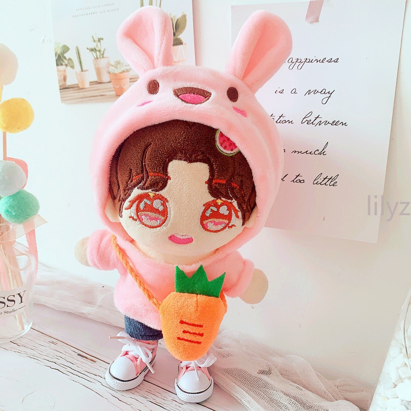 Búp Bê Nhồi Bông 20cm Hình Nhóm Nhạc Stray Kids Skzoo