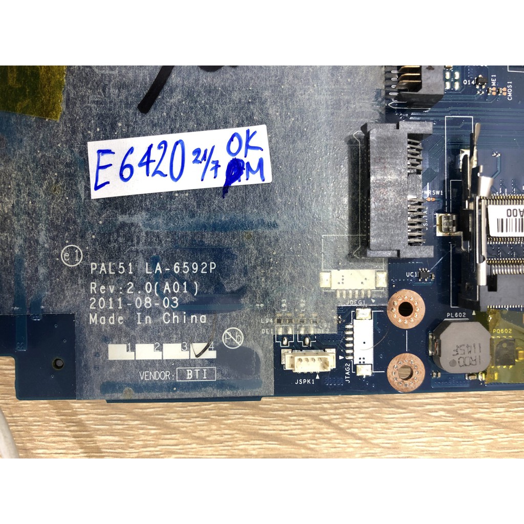 Main Laptop Dell E6420 Latitude  / VGA NVIDIA GeForce GT540m LA-6592P