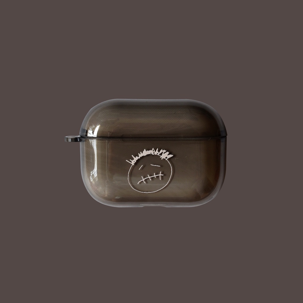 Vỏ bảo vệ hộp sạc tai nghe Bluetooth không dây Airpods 1/2/3 pro in hình Travis Scott sáng tạo