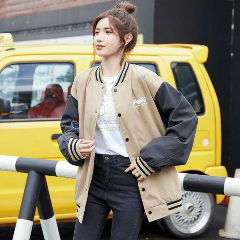 Áo khoác dù Bomber BAGGE form rộng 2 lớp GAKD10 Áo khoác nam nữ phong cách việt