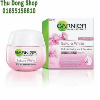 ✨✨KEM DƯỠNG TRẮNG DA SAKURA WHITE - GARNIER SPF21 [DAY CREAM] (Giá ctv)