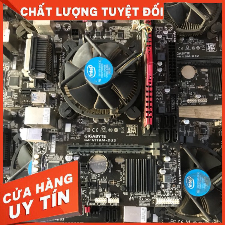 MainGiga,msi H110 ddr4 thanh lý văn phòng đã Mod i3 9100