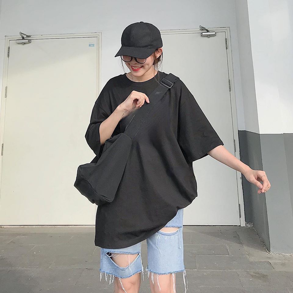 &lt; TẶNG GIẤY THƠM &gt; Áo Thun Basic Trơn - 100% COTTON [ Form UNISEX ]