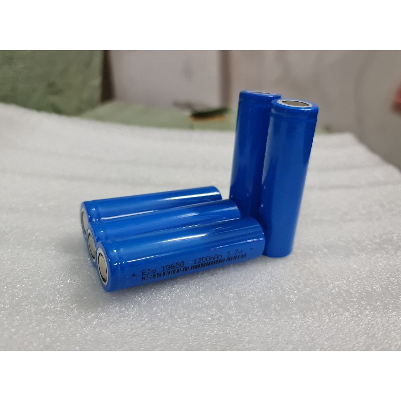 Pin 18650 1200mah chính hãng Eio pin tông đơ quạt mini đèn tích điện XD12