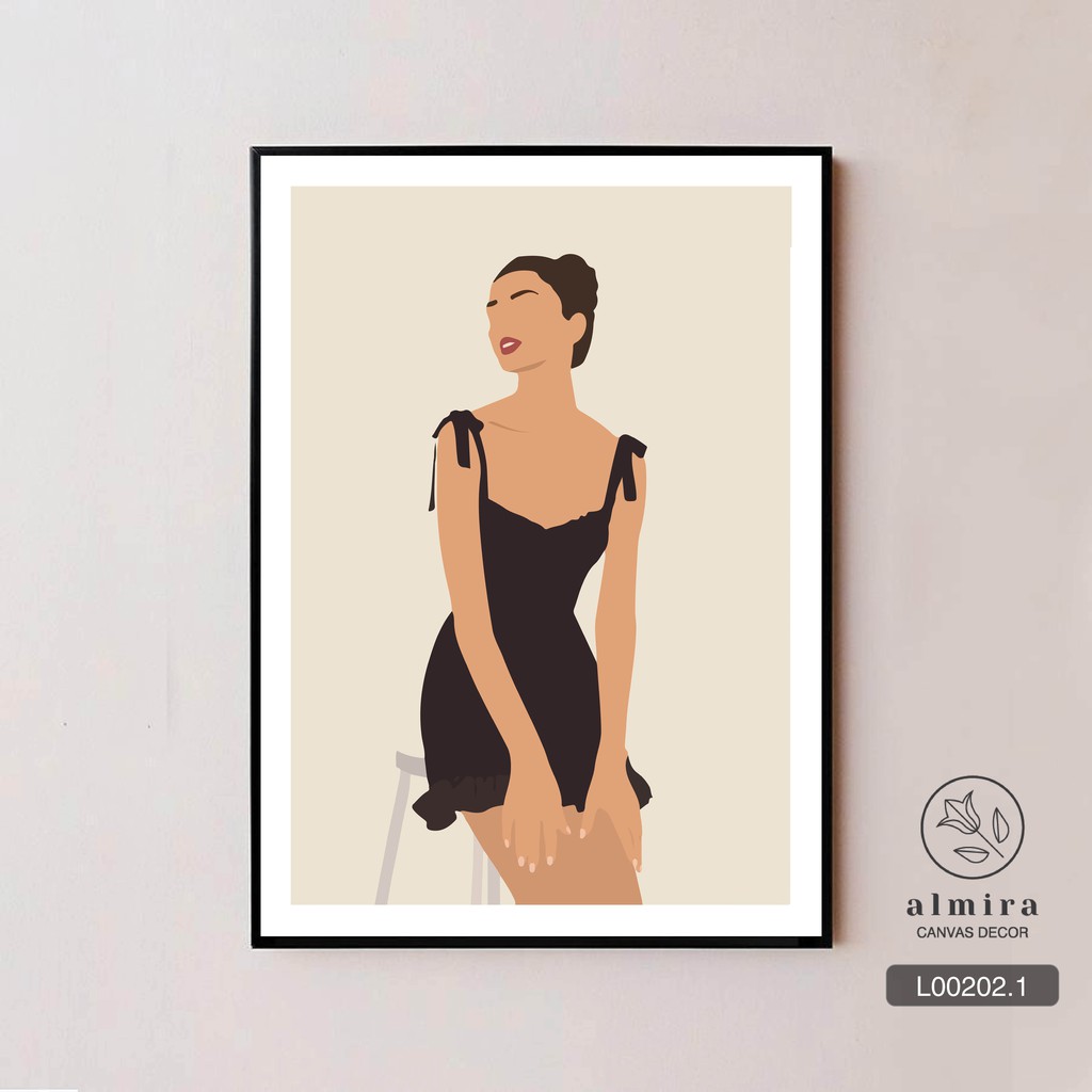 ⚡️ Tranh Canvas decor treo tường nghệ thuật Almira ⚡️ - tặng đinh treo 3 chân [L002] | BigBuy360 - bigbuy360.vn