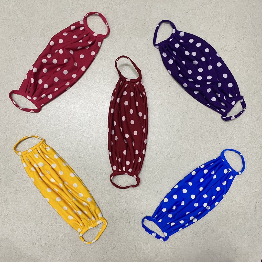 [HCM] Combo 5 khẩu trang võng , thương hiệu MINH ANH chất liệu thun cotton 2 mặt trước sau giống nhau , 3 lớp