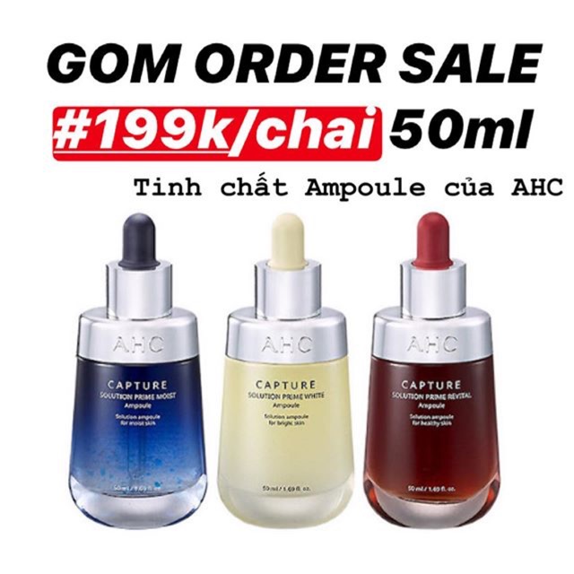 Bộ 3 tinh chất AHC Capture
