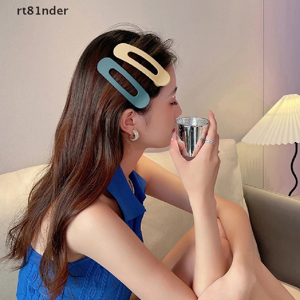 Rt 1 Kẹp Tóc Mỏ Vịt Nhám Màu Sắc Kẹo Ngọt