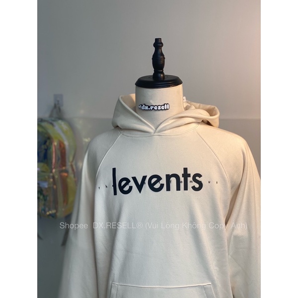 ÁO KHOÁC LEVENTS® CAPSULE HOODIE/ CREAM (Click Ưu Đãi Mua Kèm Deal Sock)