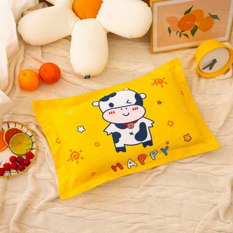 Gối trẻ em cotton 100% size 30x50 cm, gối cho bé đi học mẫu giáo mầm non Dream Bedding Giá rẻ