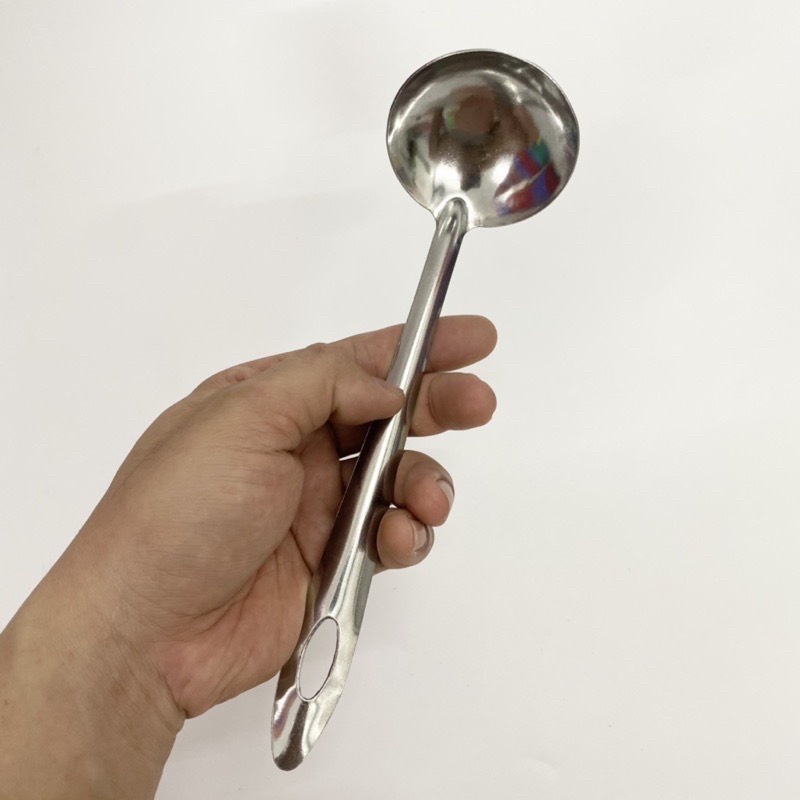 Vá Múc Canh Inox Không Gỉ - Muôi inox Nhiều Size - Xuất Xứ Việt Nam