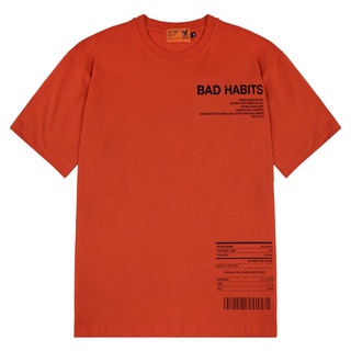 Áo thun Bad Habits Basicism Cam ( form rộng )