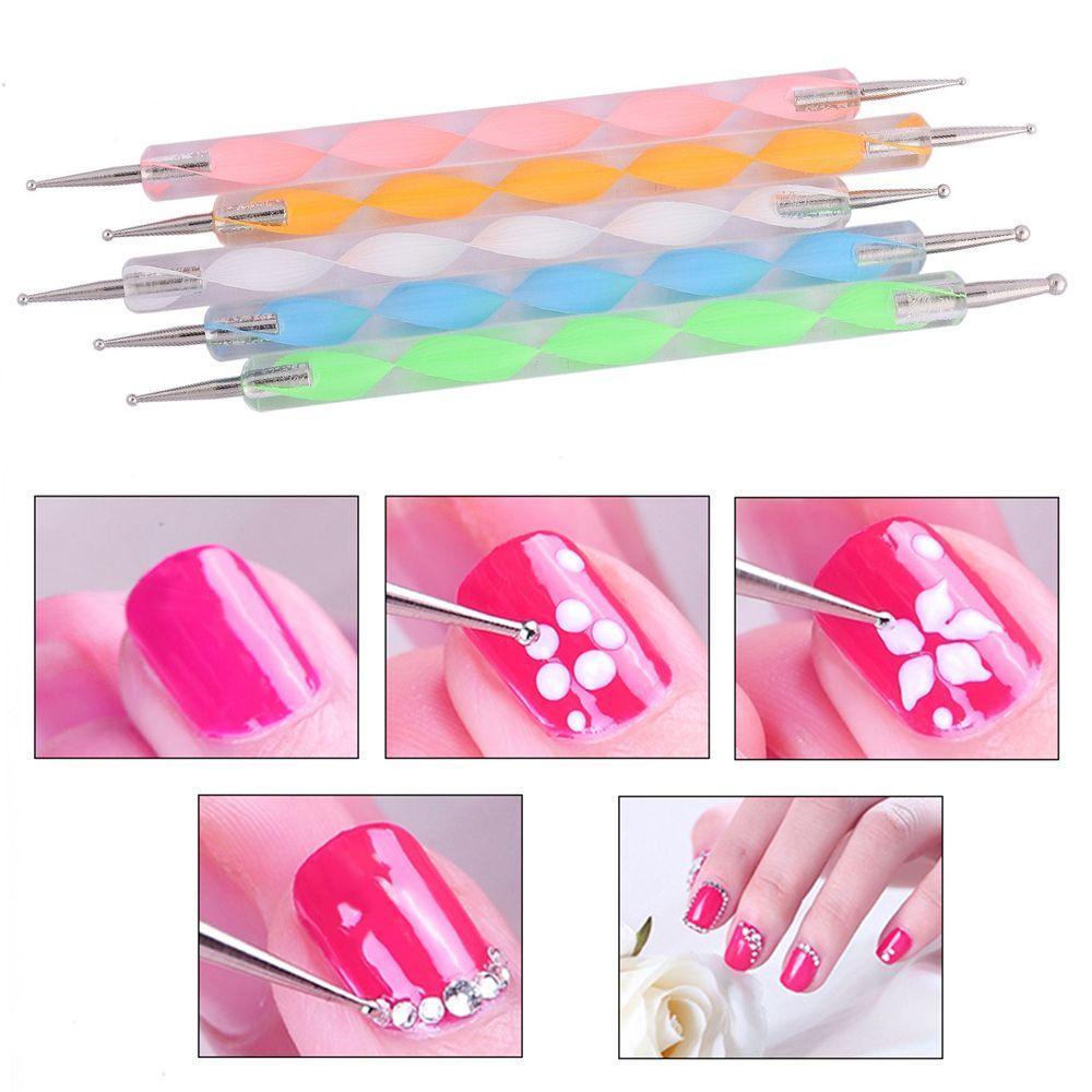 Set 20 Cọ Vẽ Móng Tay Kèm Hộp Đựng