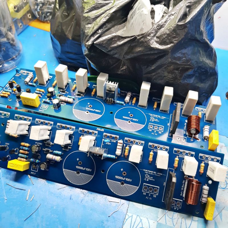 Công suất 8 sò liền nguồn mono, dùng sò thúc a1941 c5198