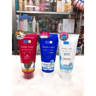 Sữa rửa mặt Hada labo 80g dưỡng ẩm sâu, trắng mịn vượt trội, lão hóa (trắng, xanh, đỏ)