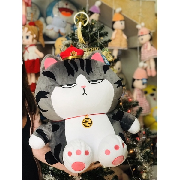 Gấu thú nhồi bông mèo hoàng thượng [Ảnh thật - Đủ Size] - MỚI