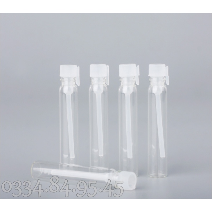 Chai chiết MẪU THỬ nước hoa vial 1ml 2ml 3ml - lọ thủy tinh mini không chứa dung dịch đựng dầu thơm test