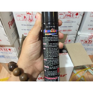 Keo xịt tóc màu Familiar K2