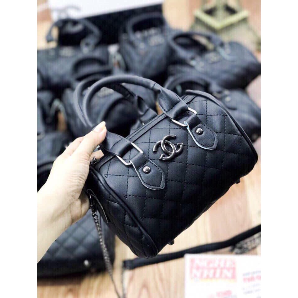 Túi trống mini channel nữ