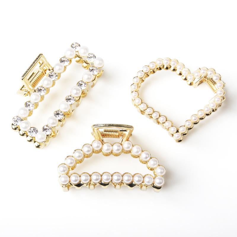 Set 3 Kẹp Tóc  Siêu Xinh - Sét 3 kẹp càng cua mã ngoc trai
